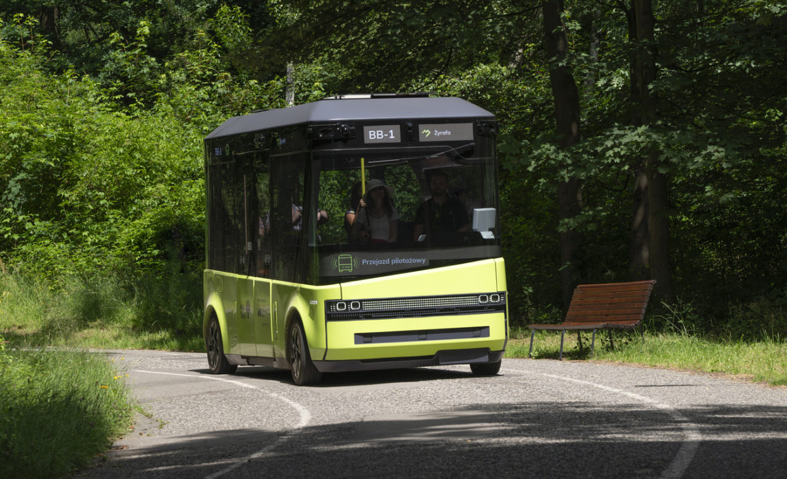 Driverless bus Private LTE and 5G