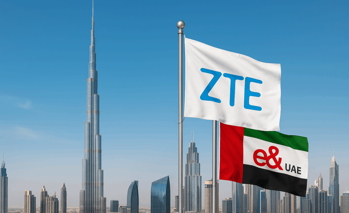 ZTE e& uae private 5g network