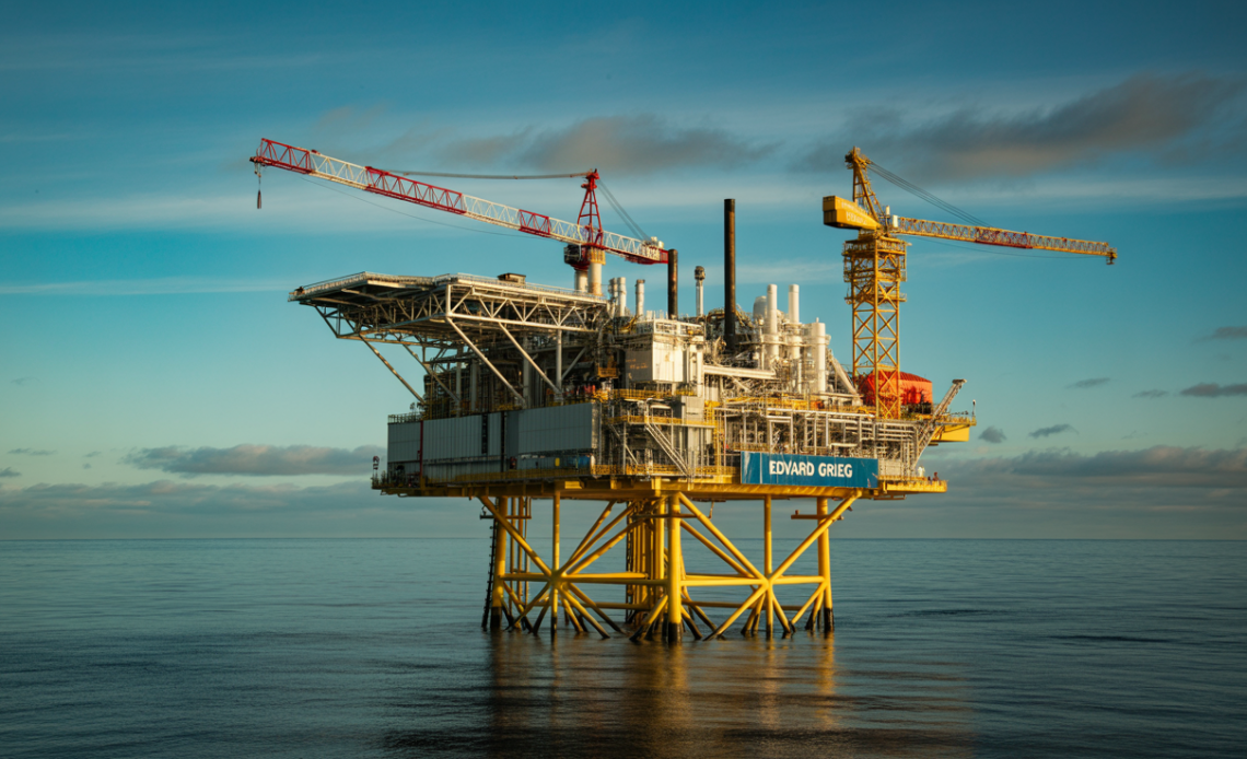 Edvard Grieg oil production platform Private 5G Network